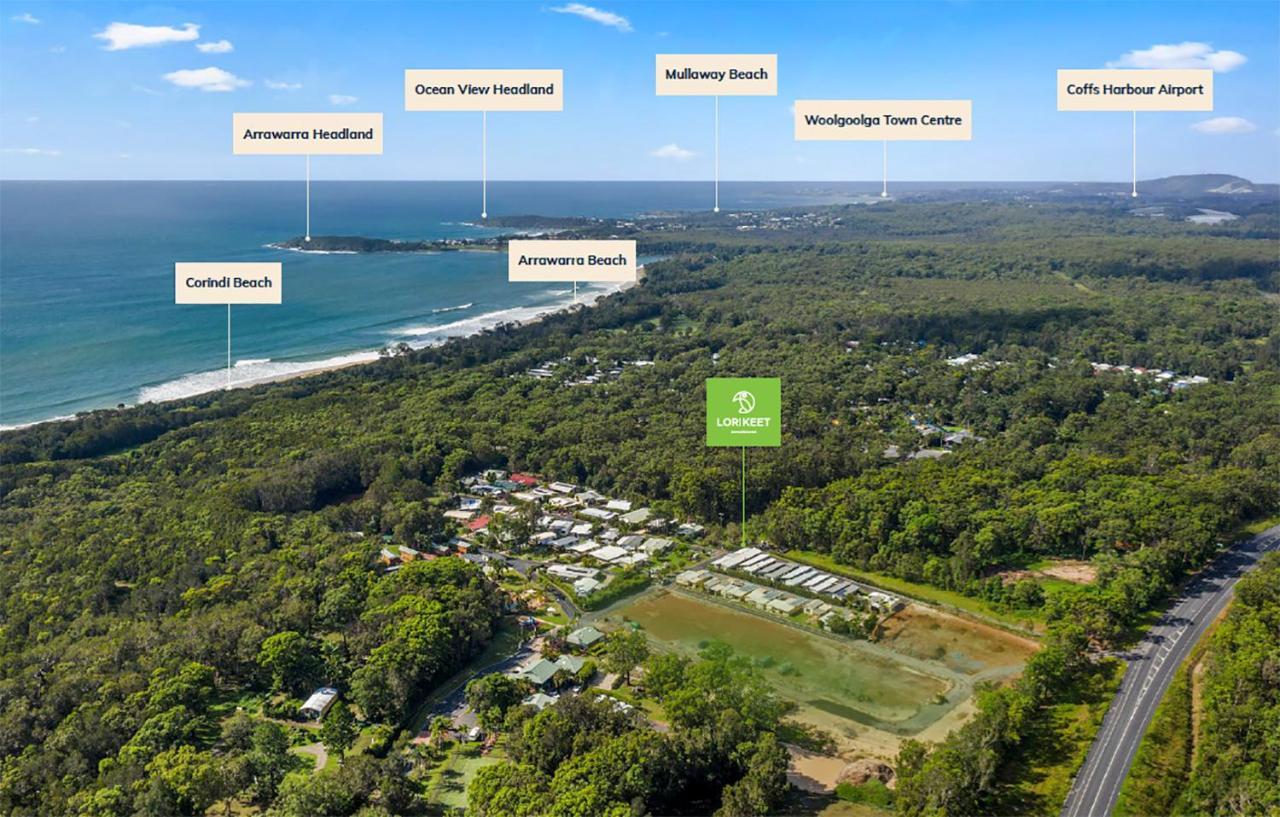 Lorikeet Holiday Park Arrawarra Exterior photo